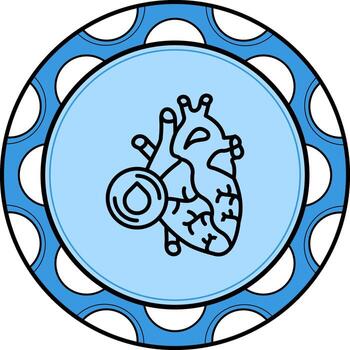 Cardiovascular System Balanced Branding Graphic Layout vector