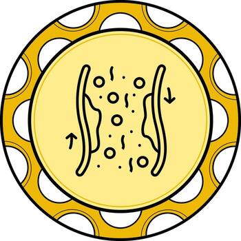 Plaque Buildup Clean Design Object vector