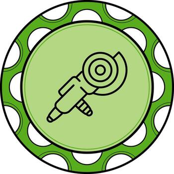 amoladora personalizado ui Arte diseño vector