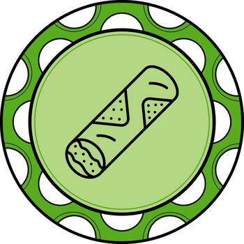 Shawarma Minimal Branding Feature vector