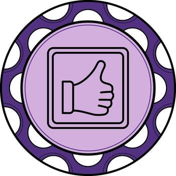 Feedback Button Premium Flat Design Symbol vector