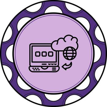 nube informática plataforma profesional creativo Arte diseño vector