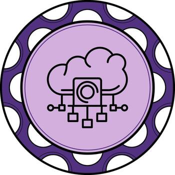 nube informática recursos profesional marca diseño elemento vector