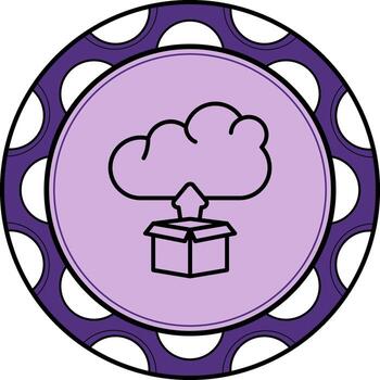 nube aplicación despliegue innovador marca gráfico objeto vector