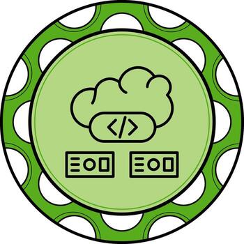 Containers as a Service Dynamic Digital Design Layout vector