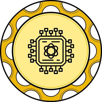 cuántico informática elegante creativo Arte característica vector