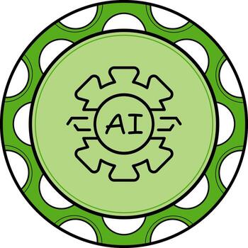 ai en fabricación personalizado plano diseño forma vector