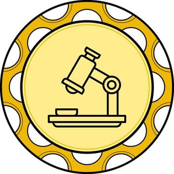 Microscope Custom Graphic Feature vector