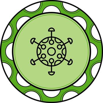 virus personalizado ui Arte diseño vector