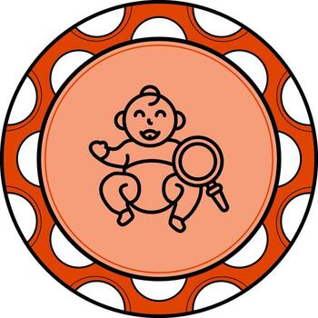 Baby Checkup Innovative Branding Graphic Object vector