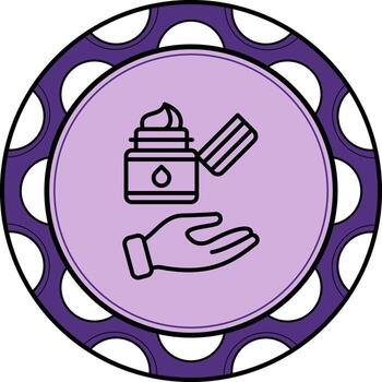 Hand Cream Elegant Digital Design Object vector