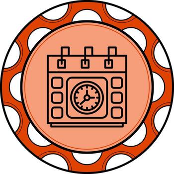 Class Schedule Innovative Modern Design Form vector