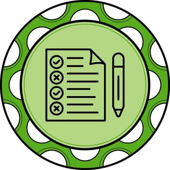 responder sábana elegante plano diseño objeto vector