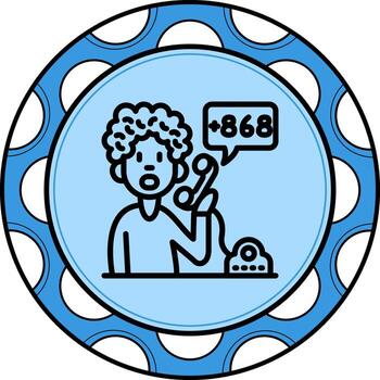 Trinidad and Tobago Elegant Digital Design Object vector