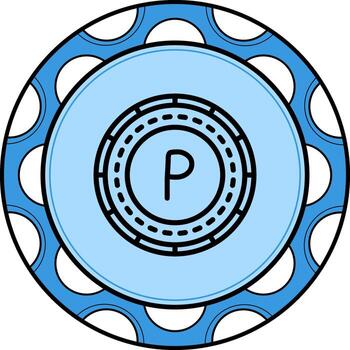 Botswana Coin Premium Web Design Feature vector