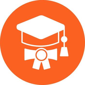 Foreign Language Skills Glyph Multi Color Circle vector