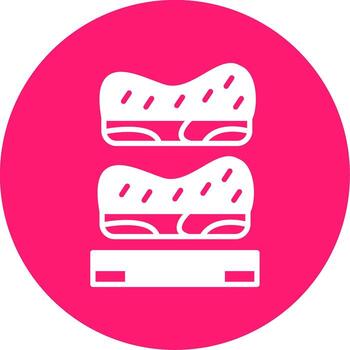 Crispy Moo Grob Glyph Multi Color Circle vector