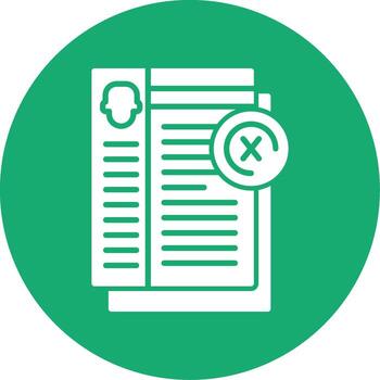 Training Completion Certificate Glyph Multi Color Circle vector