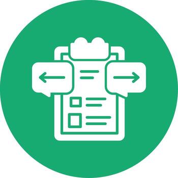 Product Testing Quality Icon Glyph Multi Color Circle vector