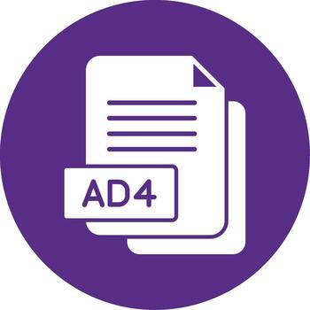 audio anuncio 4 archivo glifo multi color circulo vector