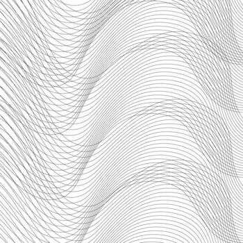 Abstract background with wavy lines vector