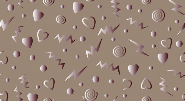 resumen modelo de en relieve formas en un texturizado antecedentes vector