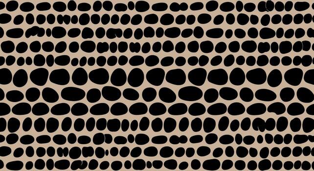 Abstract pattern of dark oval shapes on a light background vector