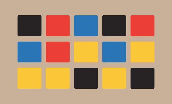 Colorful square blocks arranged in a grid pattern vector