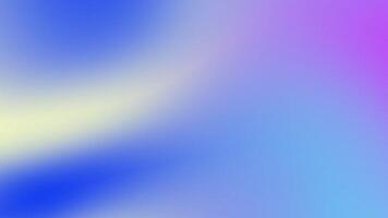 abstrakt Gradient Hintergrund mit ein Mischung von Blau, lila, und cyan Farbtöne, Erstellen ein glatt, Sanft visuell bewirken video