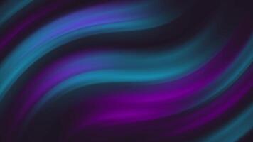 desatado looping animado gradiente rodopio fundo com fluindo néon ondas dentro roxa e azul perfeito para movimento gráficos ou projetos video