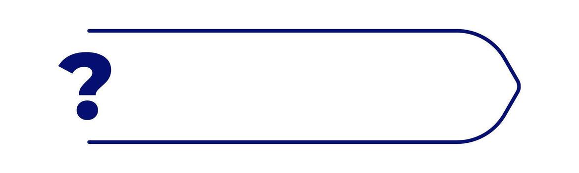 Minimalist quiz template with blue question mark symbol vector