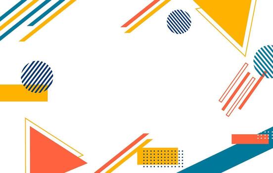 Modern geometric certificate design for print and presentation vector