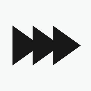 Arrows icon. Cursor. Modern simple arrows, This simple geometric design. vector