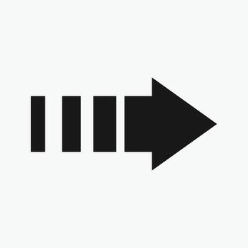Arrows icon. Cursor. Modern simple arrows, right-pointing arrow icon. vector
