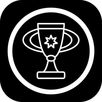 Trophy Abstract User Interface Visual vector