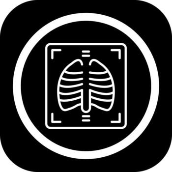 X Ray Interactive User Interface Design vector