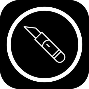 Scalpel Clean Frame Design Object vector