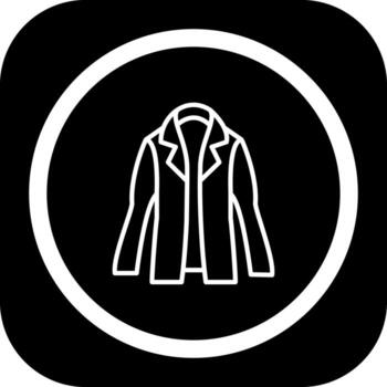 Coat User Interface Badge vector