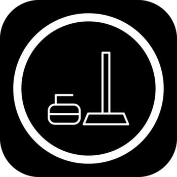 Curling Color Enhanced Style Graphic vector