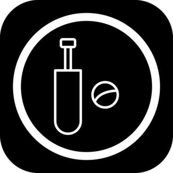 Cricket Sharp Edge Style Visual vector
