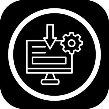 Landing Page Futuristic User Interface Mark vector