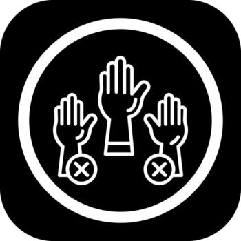 Absenteeism Sharp Linear Edge Mark vector