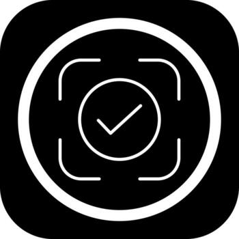 Face Id Gradient Color Style Form vector