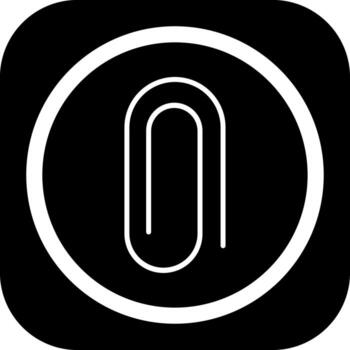 Attachment Application Focused UI Design vector