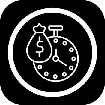 Payment Time Clean Frame Design Object vector