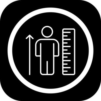 Height Scale Application Focused UI Design vector