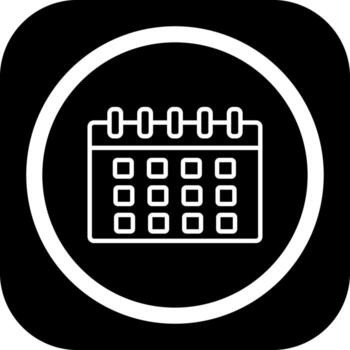 Calendar Vivid Application UI Element vector