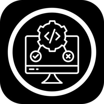 pruebas icónico línea establecido formar vector