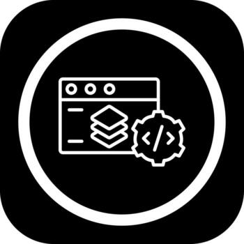 Full Stack Modern Color Based Symbol vector