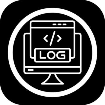 Logs Pixel Grid Based Artwork vector